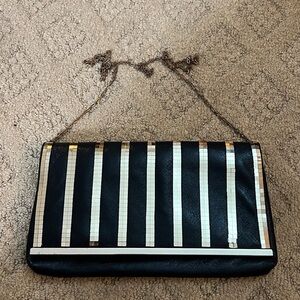 ✨ Black & Gold Clutch / Shoulder Bag ✨